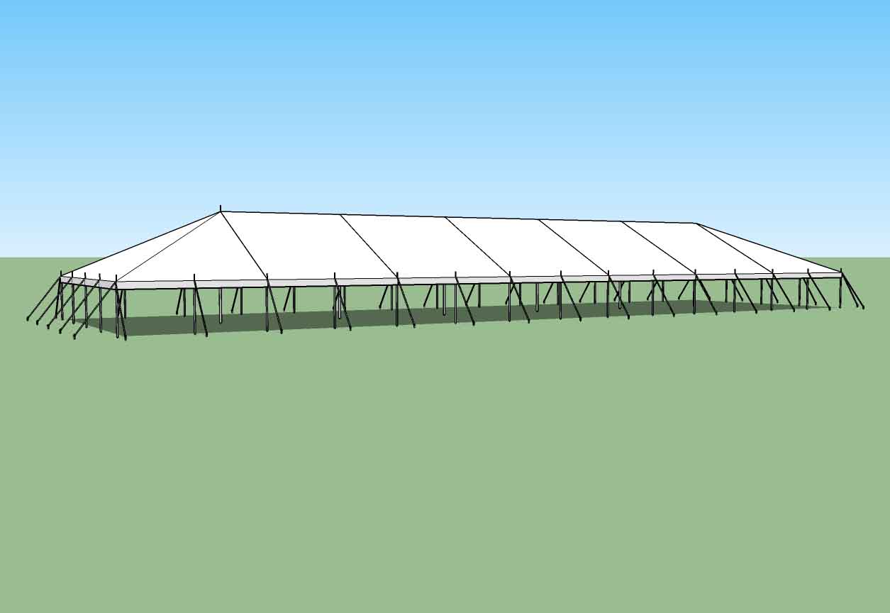 40x140 Party tent